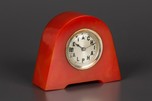 Watermelon Red Catalin Waterbury Clock